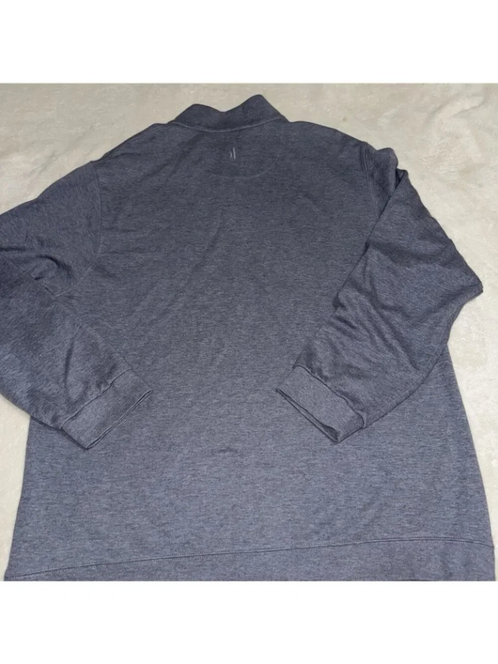 Johnnie O Sully 1/4 Zip Pullover Sweater Men XL Blue Sweater Golf Performance